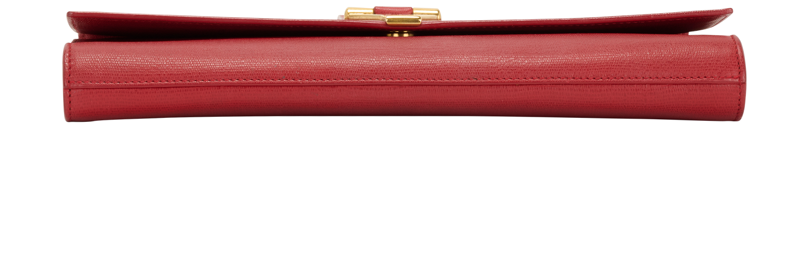 Ligne Y Clutch, &pound;320, Handbags, Red, Leather, Top view